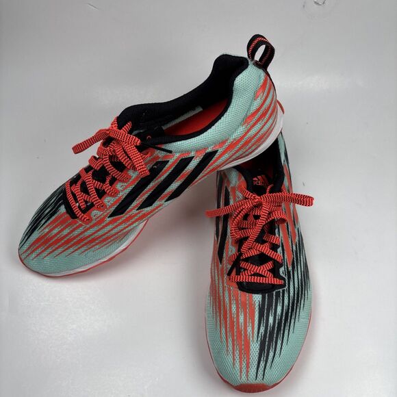 Adidas Unisex Track Spikes Sprint Shoes US 9.5 Mint Coral racing cleats main image 13